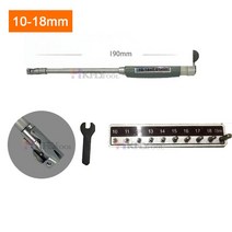 게이지50-160mm 내경 보어 게이지 측정 막대 + 프로브 액서리 10mm 표시기 내경 게이지 12.7mm 디지털 인디, 04 10-18mm