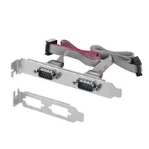 이지넷 NEXT-SERIAL-BR2P 확장 브라켓 (RS232 2포트 50Cm)