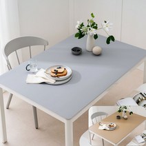 (14colors 11size) 롤로아 100% 방수 가죽 식탁보 테이블보, 140x80cm, 양면-12 (Gray+LightGold)