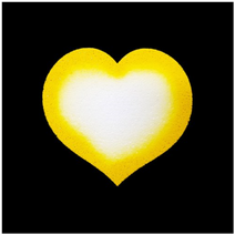 학교/유치원/교실/게시판 환경꾸미기 스치로폼 스티로폼 폼아트 하트모양판 노랑(소)