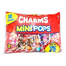 Charms Minipops 18 Assorted Flavor Candy Lollipop Suckers 75 Count Bag null, 1
