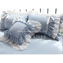 프릴 45x45 겨울 예쁜 방석 럭셔리 쿠션커버 베게 소형 레이스, 스타일 19_60X60CM