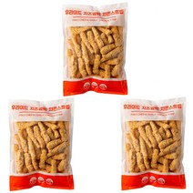 후라이드 치즈 갈릭 치킨 스트립 3세트 1kgx3봉 치킨너겟 치킨텐더 닭가슴살, 1kg, 3개