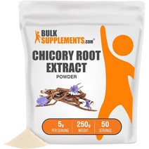 벌크서플먼트 BulkSupplements Chicory 치커리 추출물 분말 250g, 1팩