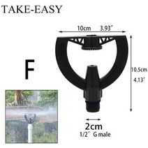 정원 물 스프링클러 Aspersores 1/2 미스트 노즐 원예 Fogger 잔디 피팅 관개 Aspersory, Plastic (F)
