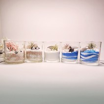 틸란드시아 테라리움 DIY 세트, 바다(겨울)_먼지폼폼나들이, 1개
