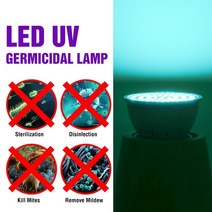 E14 UVC 살균 살균기 오존 E27 UV-C 램프 Germ Killer 48/60/80leds 전구 LED GU10 MR16 220V 빛, [01] UV Germicidal, [01] 2 Years Warranty, [13] GU10 80leds 220V