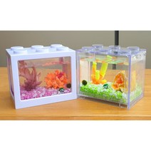 산호초 마리모 세트 7종 마리모밥 증정, 산호초01 블랙블럭[스카이]  LED 전구5ml밥