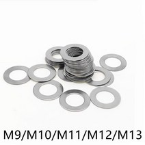 20PCS M9 M10 M11 M12 M13 스테인레스 스틸 플랫 와셔 초박형 가스켓 얇은 심, 11 m12x18_04 thickness  0.5mm