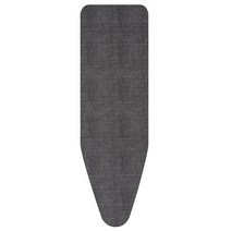 Brabantia 130885 다리미판 커버 사이즈 B (124.5 x 38.1cm (49 x 15 인치)) 데님 블랙