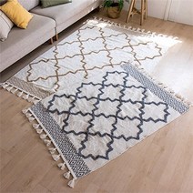 하비 태슬 러그 2size 협탁 귀여운 내추럴한 침실 원룸 카페트 감성