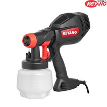 계양 전기스프레이건 KSG-E500 3가지노즐(0.5mm 1.5mm 2.5mm) 콤프레샤가 필요없는 스프레이건