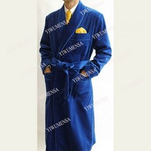 남자 봄 가을 정장 남성 겨울 베스트 조끼 슈트 YIWUMENSA-블루 벨벳 자켓 흡연 블레이저 무도회 가운 디자이너 파티 롱 코트 맞춤 제작 이지웨어 오버