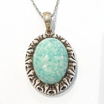 [블루케이] 아마조나이트 원석 펜던트 221103-04