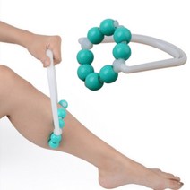 종아리 다리 마사지기 알빼는 기구 롤러 링 스틱 마사지 알 빼는법, 1개