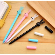 피에프제이 선물용 토끼 젤 볼펜, 화이트