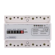 소비전력측정기 에너지 소비 디지털 전력계 3 상 KWh 미터 220 V 380V 20-80A, 한개옵션1