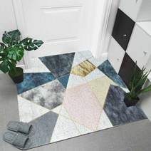 북유럽 현관 코일 매트 패턴 신발털이 신발장 코일매트 층간소음 사무실 세탁실 엘리베이터, D개, 140x160cm