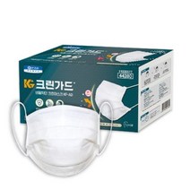 크린가드 비말 차단 크린 일회용 마스크 흰색 KF AD, 50개입, 5개
