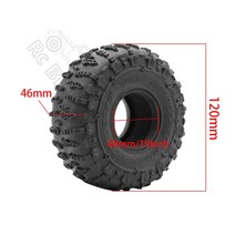 1.9/2.2 인치 고무 타이어 1.9 휠 1/10 RC 크롤러 TRX4 TRX6 축 SCX10 II III 글래디에이터 90046 RBX10 레이스, [13] G 1PCS, 13 G 1PCS