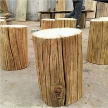 야외 벤치 원형 미니벤치 원목의자 우드 스툴 정원 꾸미기 마당 찻집 현관 인테리어 바둑, 지름 27-29 cm