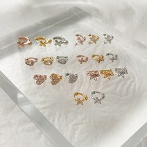원터치 피어싱 7종 컬렉션 데일리 귀여운 러블리 시크 캐쥬얼 원피스 학생 여성 직장인 데이트 산책 공원