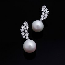 복고풍 진주 빈티지 햅번룩 피로연드레스 엑세서리 블랙드레스 여행 사진 헤어밴드, 기본