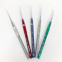 튤립 손잡이 코바늘 뜨개질 뜨개질 손뜨개 일제 고급 레이스 바늘 털실, 레이스 6호 (1.00mm)