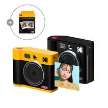 코닥 미니샷4 ERA MS400+카트리지 68매 번들 휴대용 폴라로이드 즉석카메라 사진인화 필름카메라 레트로카메라 포토프린터 스냅사진 사진인화기 필름인화 포토카드 카메라추천, 코닥 미니샷4 ERA (블랙)+카트리지 68매 번들