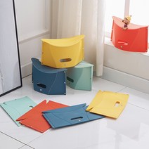 PK글로벌 3P 원투쓰리 완성 DIY 조립형 접이식 플라스틱 의자 간이의자 체어, 1+1+1, 블루