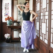 드벨라걸스 한국무용복 한국무용 입시 무용 한복 보드레 몽탁 치마 풀치마 연보라