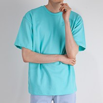 스타일에스 MD 남자 여자 커플 빅사이즈 22컬러 특양면 오버핏 반팔 티셔츠