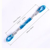 리파이어 오프로드 바이크 오토바이 밸런싱 폴 업그레이드 CNC 핸들 바 트롤리 조정 가능한 로드 크로스바, 03 Red
