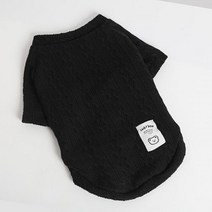 반려동물 셔츠 스웨터 멀티 컬러 편안하고 스위트 범용 캐주얼 용품, XXL, Black