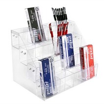 펜 진열대 계단식 진열 펜 대형 필기구 진열대 문구점, 상세 페이지 참고, 7층 35칸