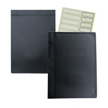 PP 흑표지(PP) A4 10조 민 가로형, 1개