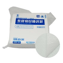 동방제지 토미 위생 방수지 에프론 워터 페이퍼 100매 X 2팩 의료용, 상세페이지 참조