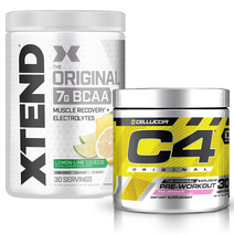 [C4 & Xtend Bundle] C4 프리워크아웃 + Xtend 오리지날 BCAA 30서빙 모음, 레몬