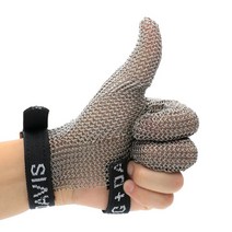 세손가락 장갑 쇠장갑 철장갑 손베임방지 절단 육가공 방어장갑, S