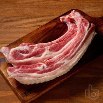 정육육 국내산 프리미엄 생삼겹살 돈 립 스테이크 뼈삼겹 갈빗대 [냉장] 300g 500g, 프리미엄 삼겹살, 2cm두툼삼겹살, 1개