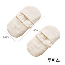 키친 코튼 린넨 패브릭 두꺼운 냄비 귀덮개 고온방열 오븐 전자레인지 단열장갑 베이킹 가정용, 두툼한 면 마본백-투피스, 하나