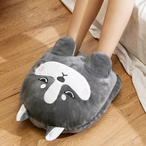 허스키 온열 발난로 USB 쿠션 &