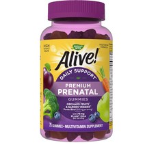 네이쳐스웨이 얼라이브! 산모용 구미 비타민 글루텐 프리, 75개입, 1개