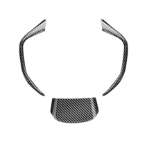 자동차 헤드라이트 전조등 복원제 필름 자동차 탄소 섬유 스타일 스티어링 휠 장식 커버 트림 도요타 프리, 한개옵션0