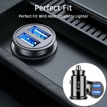 전기차 배터리 충전기2pcs 30w 자동차 충전 pd 3 포트 방법 빠른 자동차 충전기