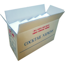 [스마일제지] 칵테일냅킨 무지 [상호인쇄제작전문] (White Brown) / 2500매 7000매, 화이트
