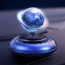 우주 행성모양 태양열 차량실내 회전방향제 새차 냄새 승용차 택시 렌트, 골드, 핑크샌드 10ml