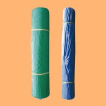 수직보호망 멀티망 건축공사 소음차단 보호 1.2M 60M, 청색, 청색