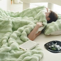 양털 블랭킷 체커보드 밍크 담요 극세사 차박 이불 대형 캠핑이불