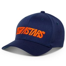 22 알파인스타스 리블래이즈 야구챙 모자, L/XL, 네이비오렌지